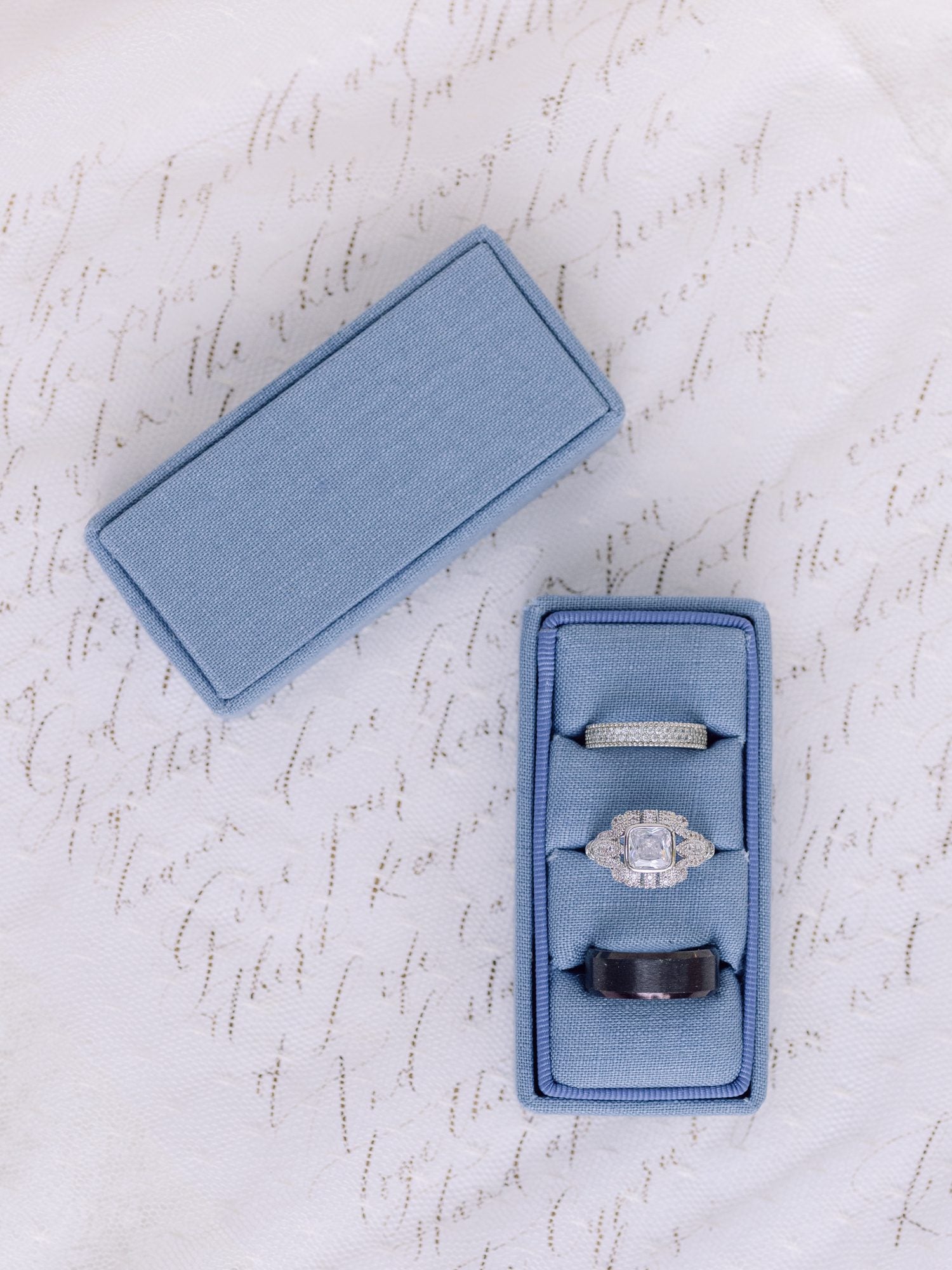 Rectangle Heritage Collection - Triple Slot - Periwinkle Linen image