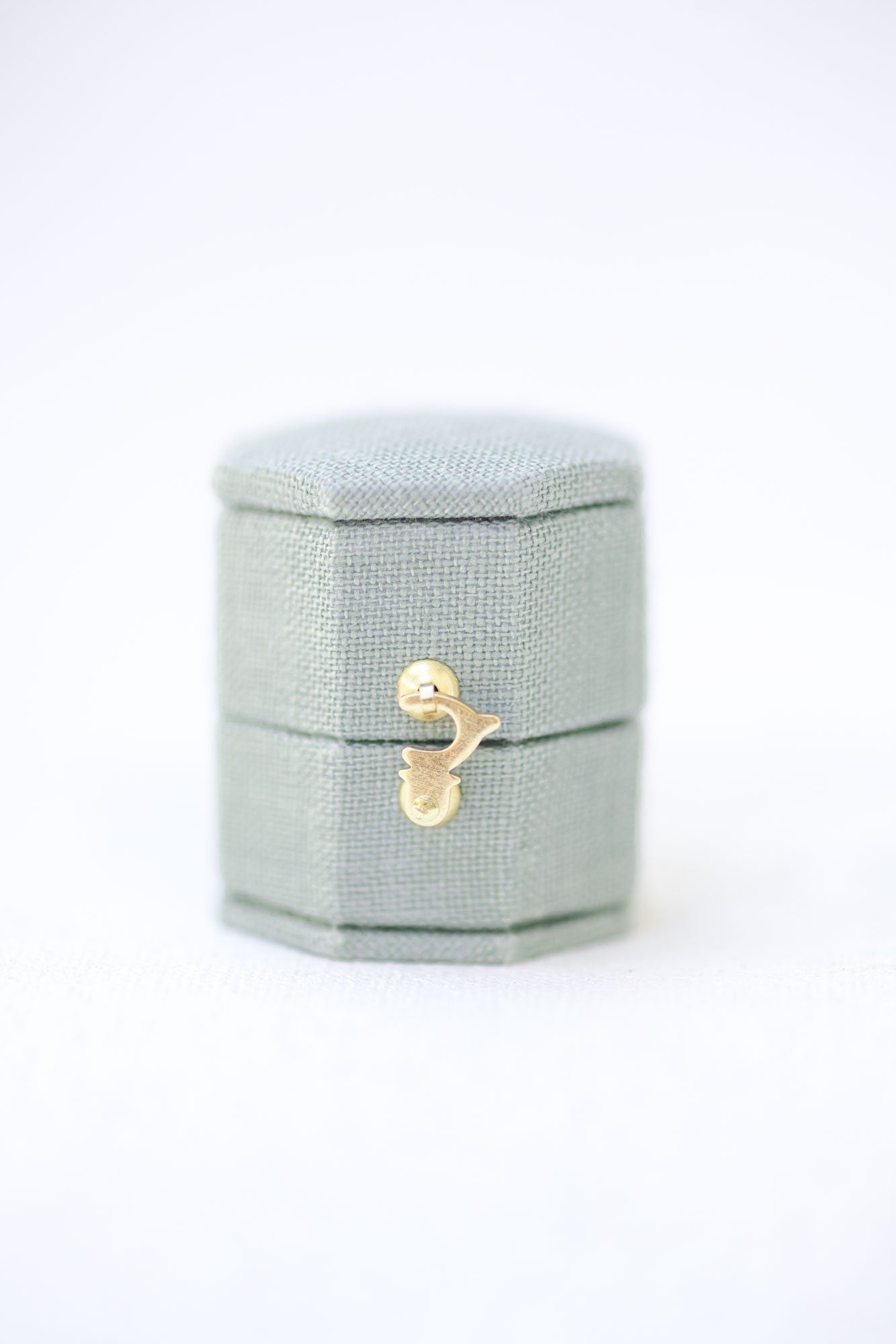 Mini Octogon Heritage Petite Box - Eucalyptus Linen image