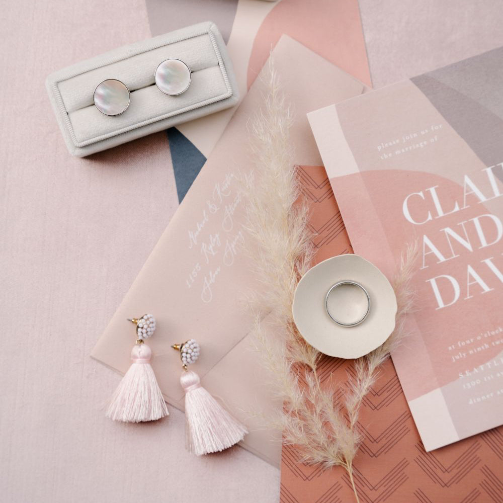 Rectangle Velvet Single Slot Ring Box image 8