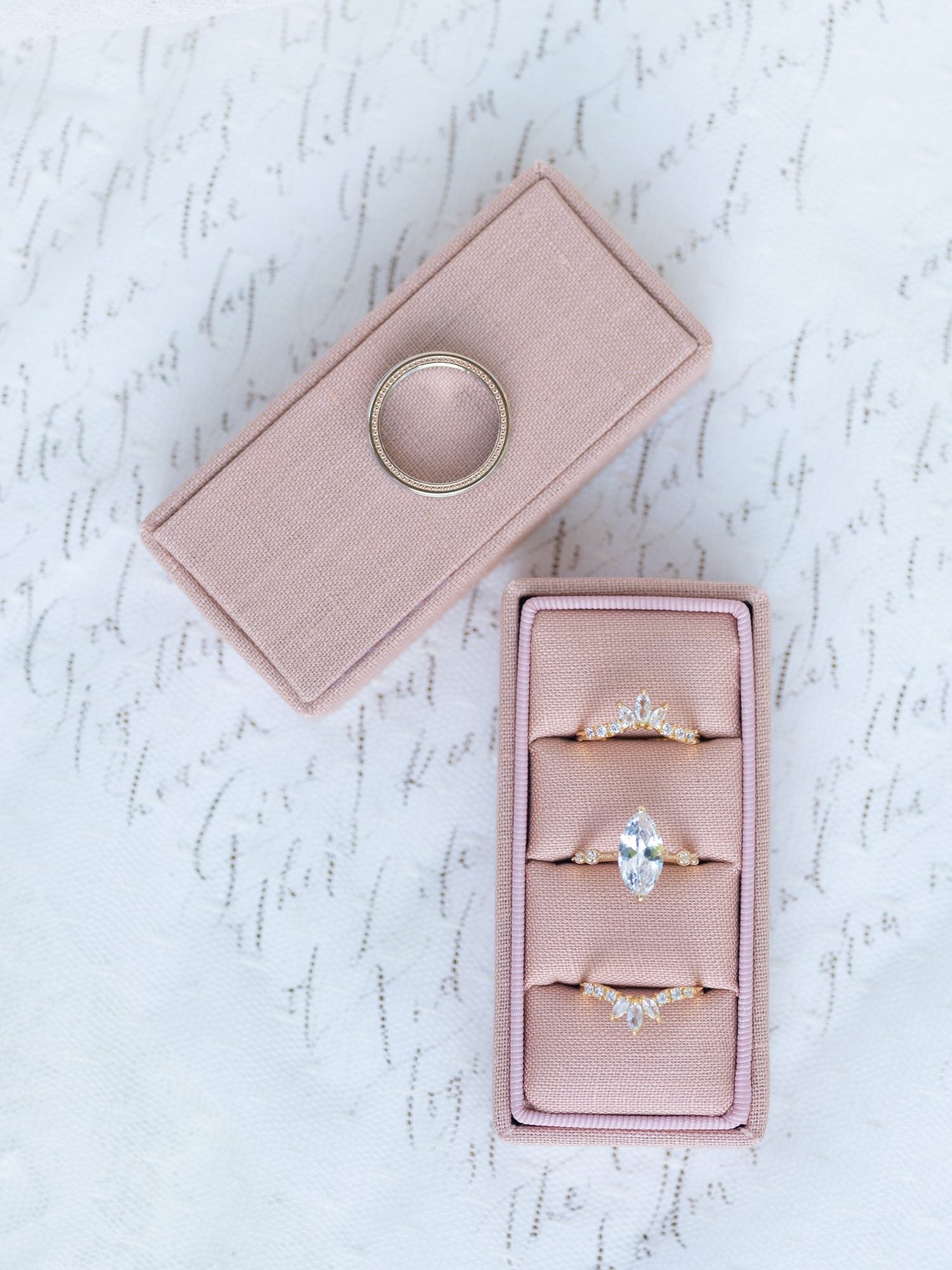 Rectangle Heritage Collection - Triple Slot - Parisian Pink Linen image