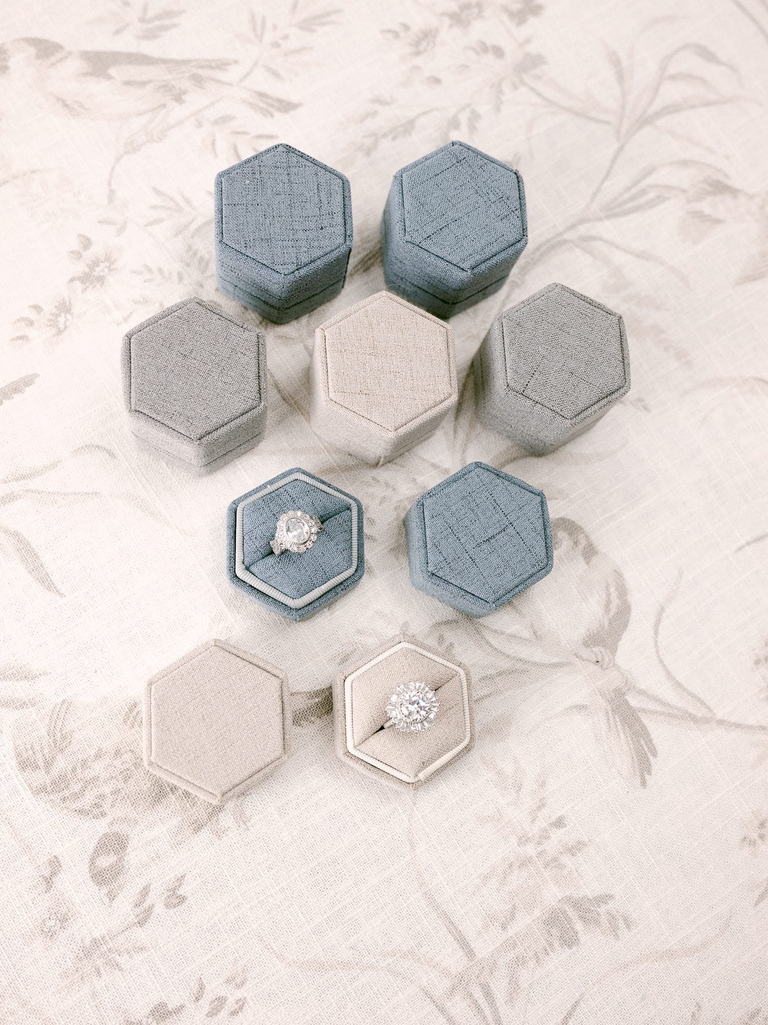 Hexagon Linen Styling Set of Three image 4