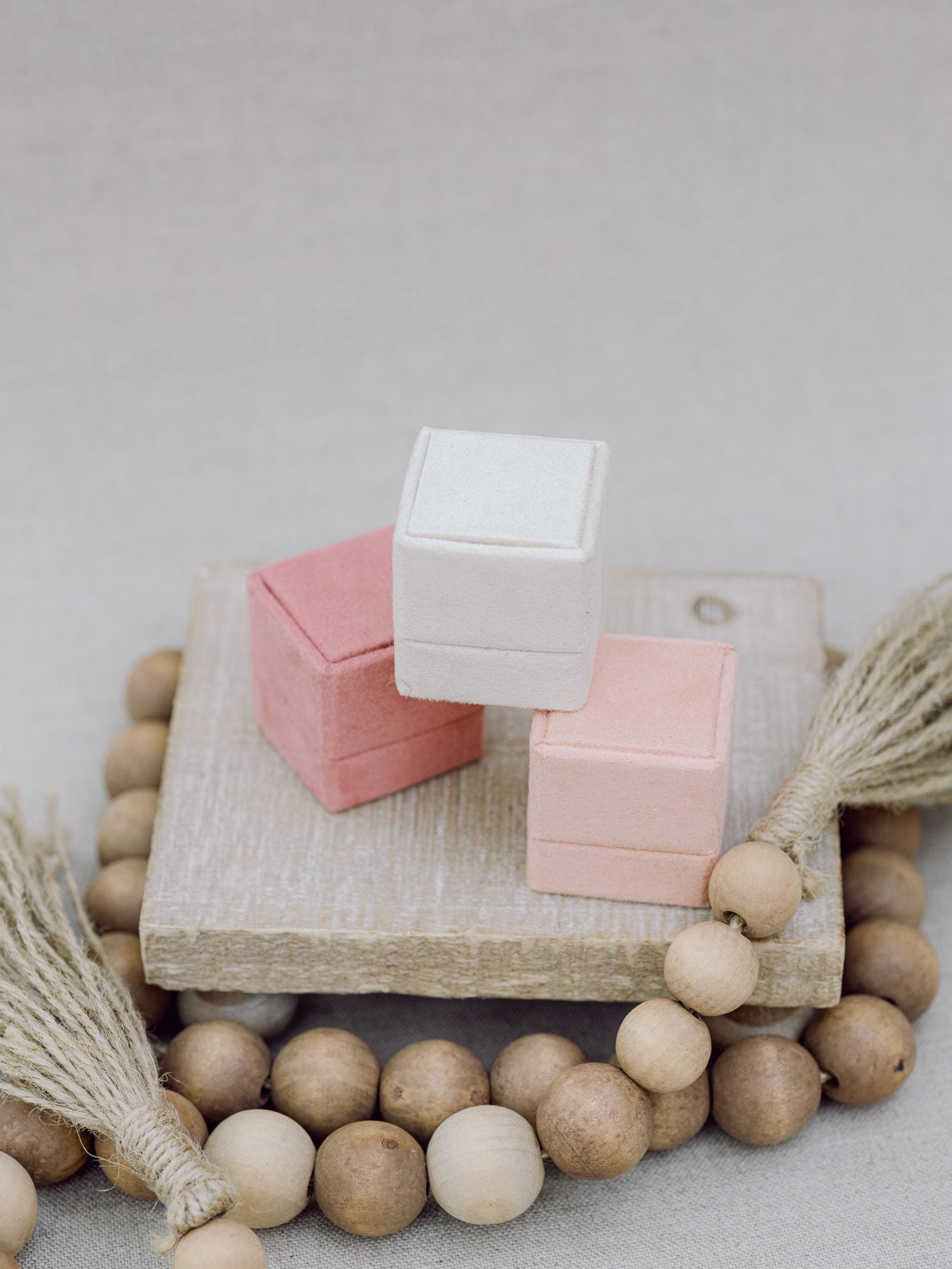 Suede Styling Sets - Box Set of Three - Pinks, Square image