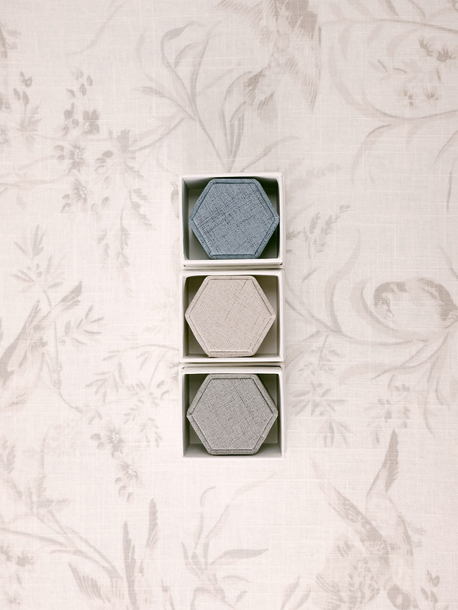 Hexagon Linen Styling Set of Three image 3