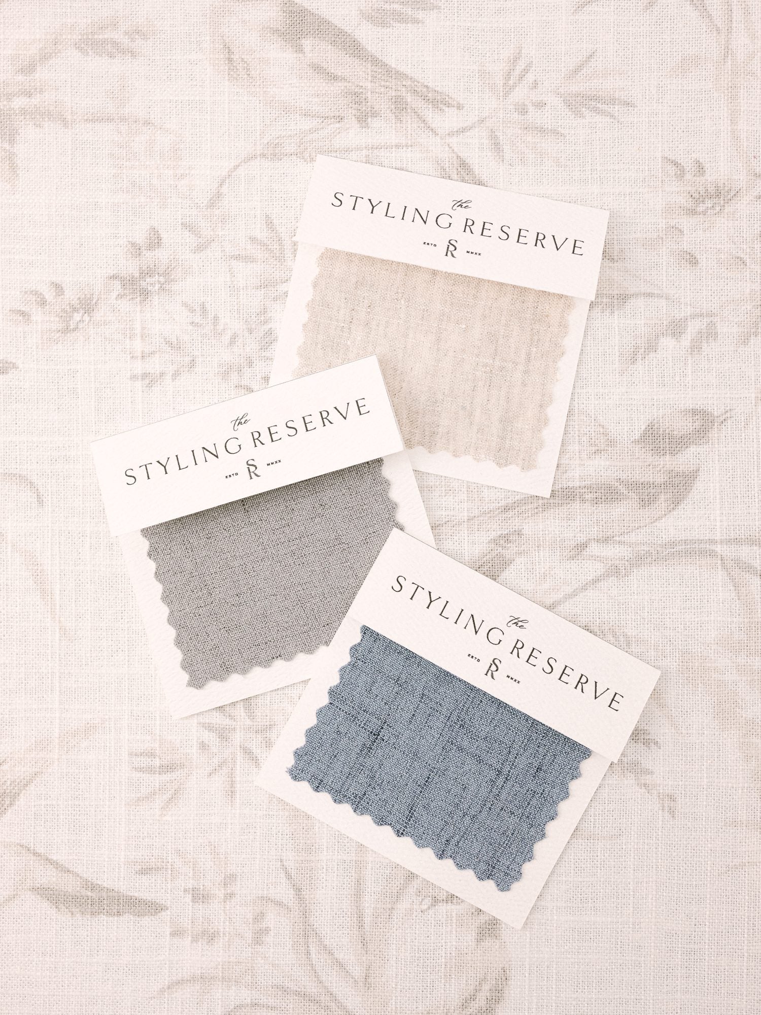Hexagon Linen Styling Set of Three image 1