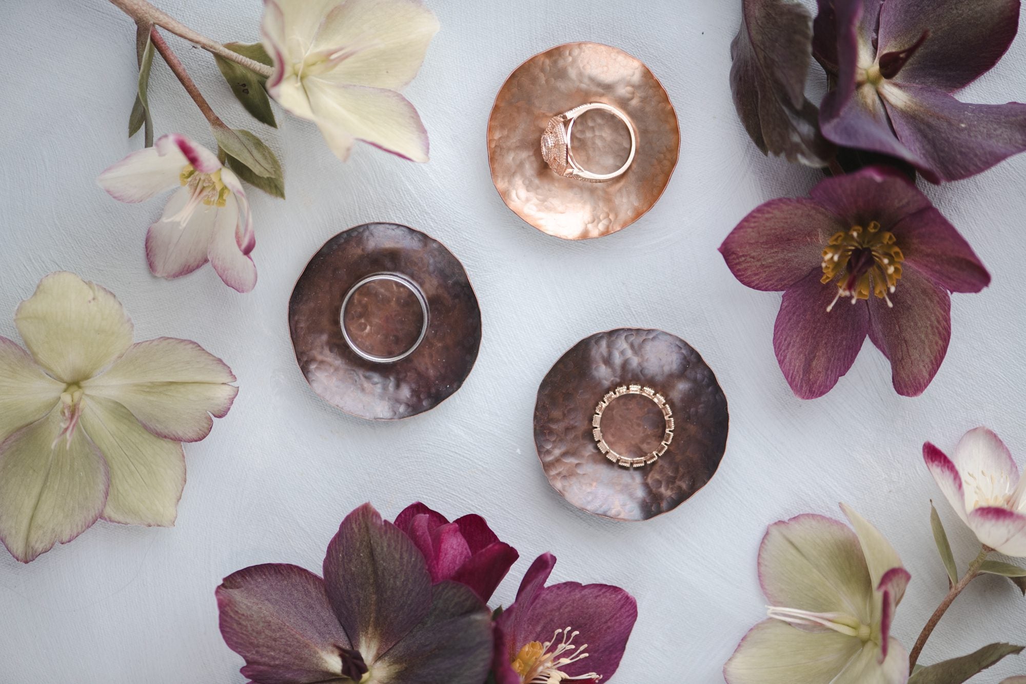 Hammered Copper Ring Dish image 5