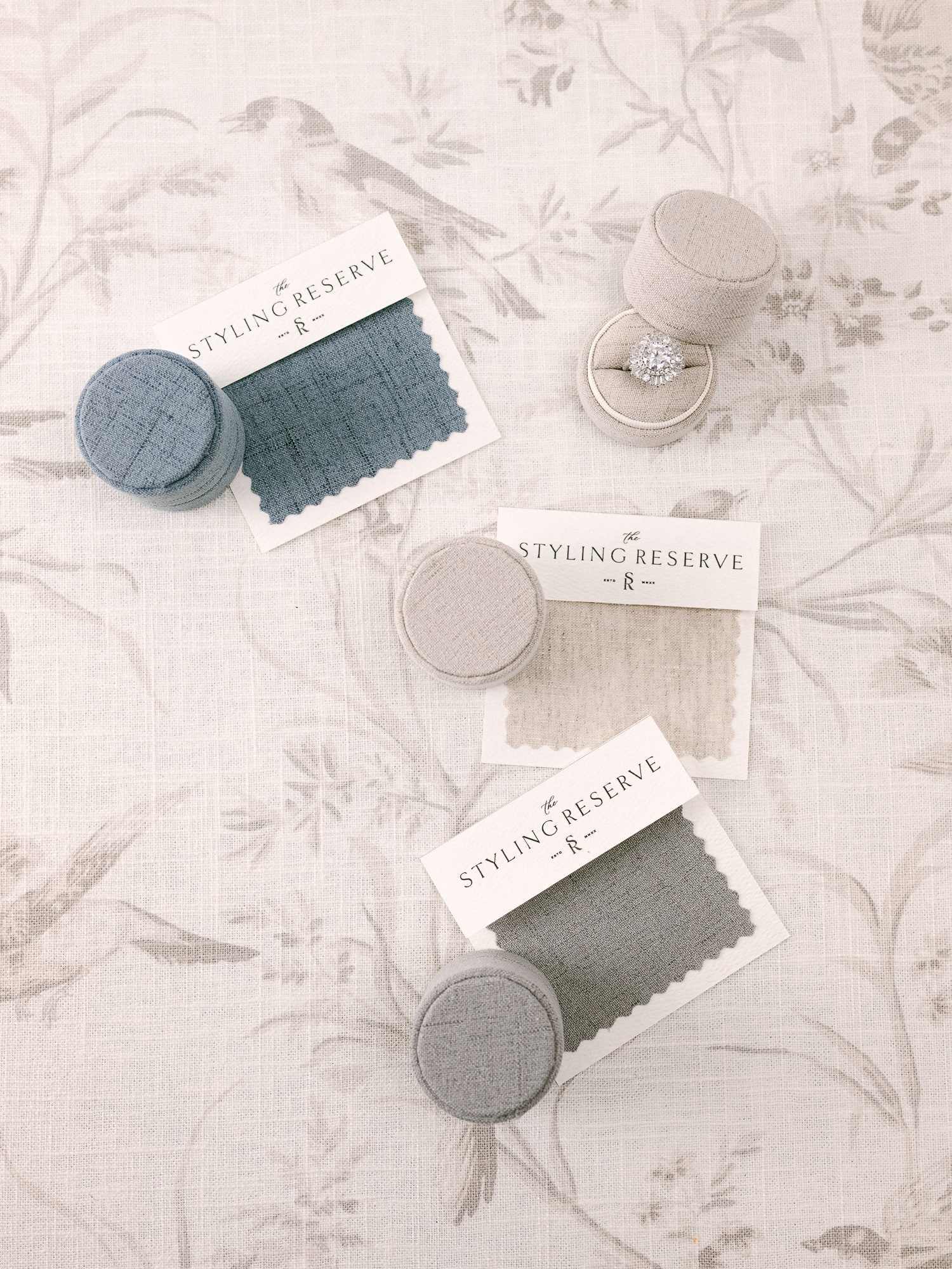 Circle Linen Styling Set of Three image 3