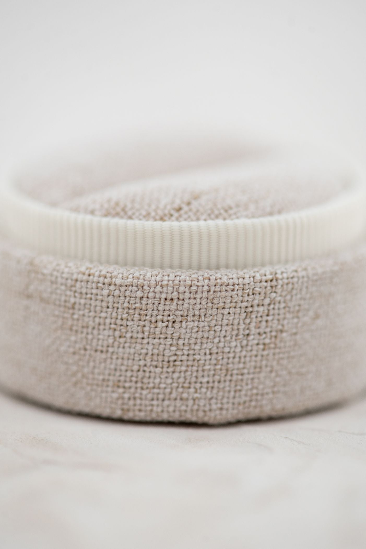 Circle Linen Ring Box image 1